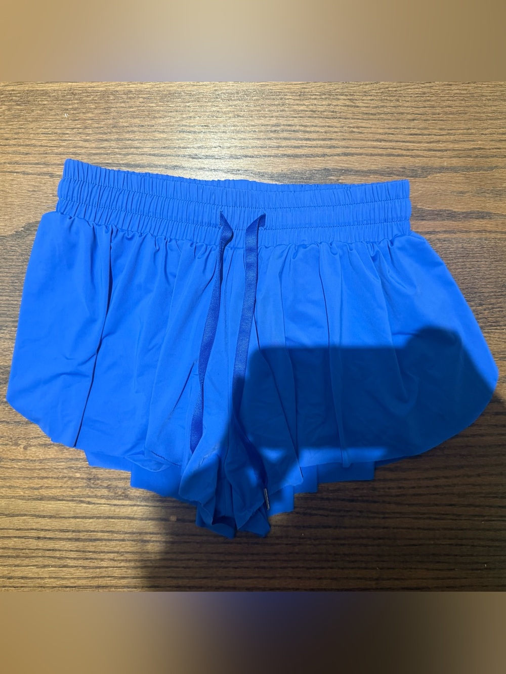 Katie J NYC TWEEN Cobalt Blue Drawstring Athletic Shorts